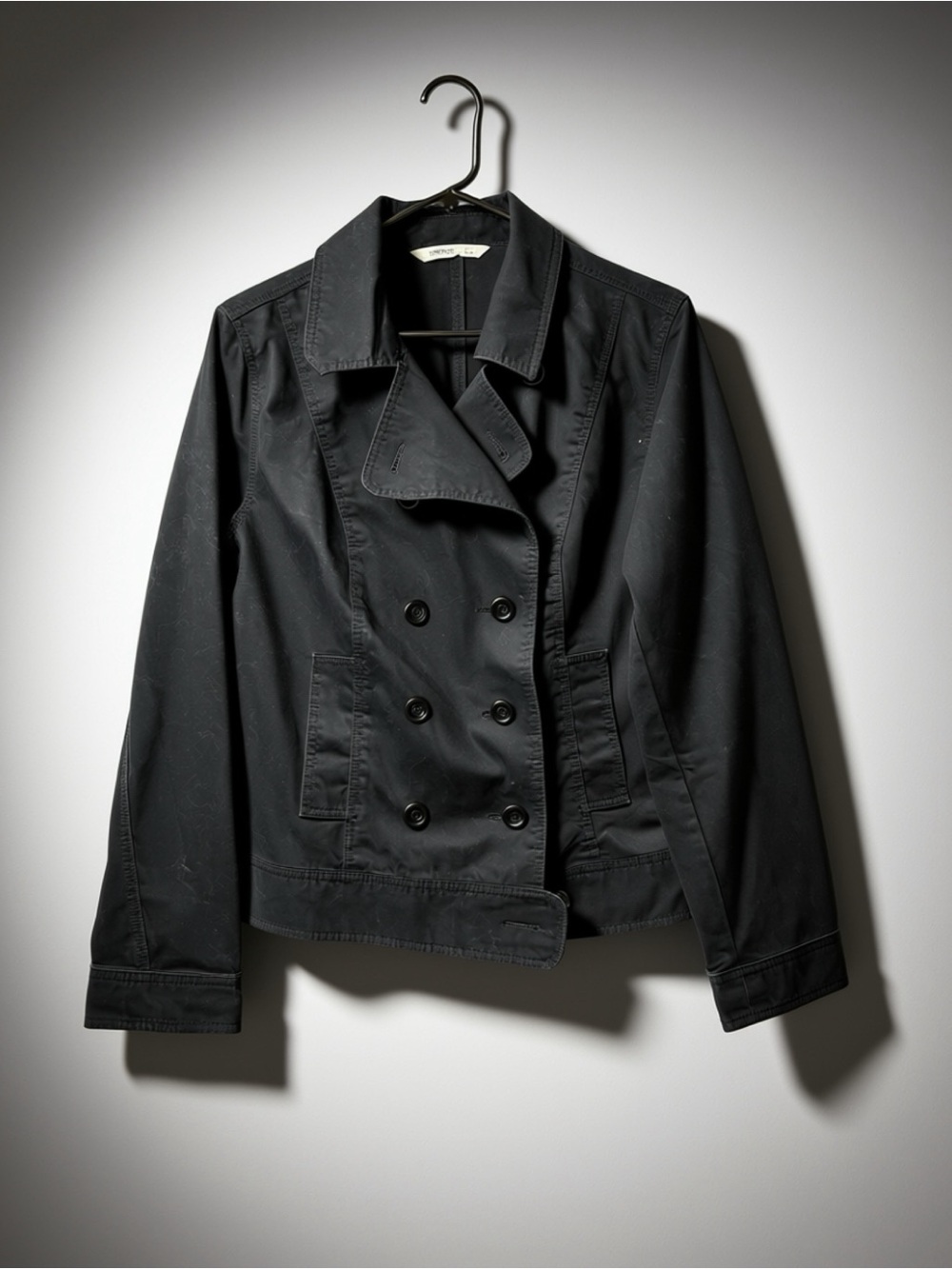 Old Navy Brand - Black Double-Breasted Women's Jacket L